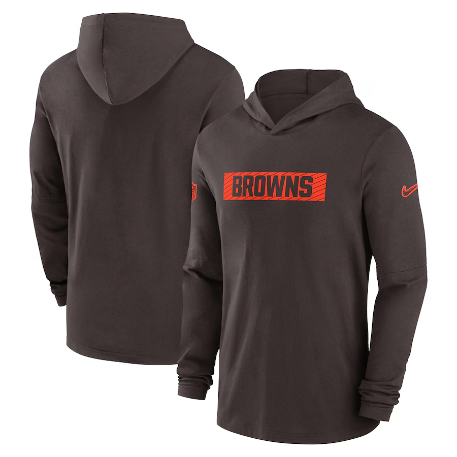Men Cleveland Browns brown 2024 Nike NFL Hoodie->cleveland browns->NFL Jersey